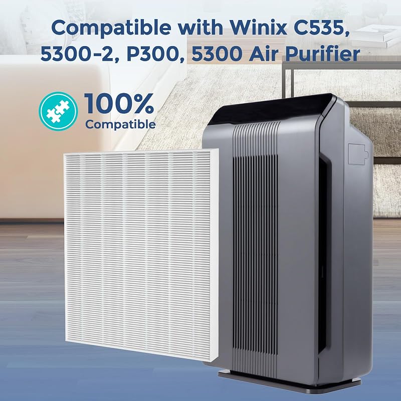 Filtro para Aire Winix C535 3 Pzas de Alta Eficiencia