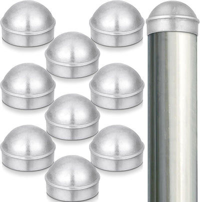 10 Pzas Tapas Poste Valla Cadena 2-7/8 Aluminio