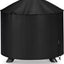 Funda redonda fogata 36" impermeable color negro