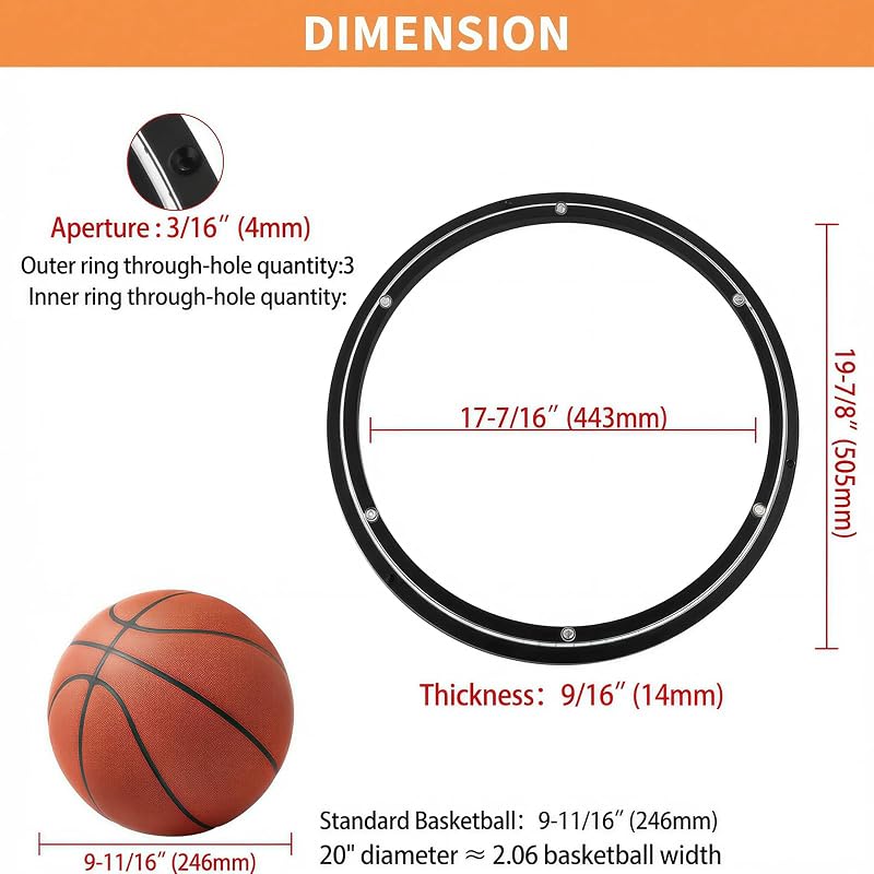 Base rodamiento Lazy Susan 20pulg carga 450lb negro