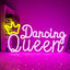 Letrero neón Dancing Queen para salón de baile y fiesta