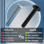 50 Tornillos Hex M5x0.630pulg Acero Inox para Muebles