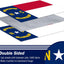 Bandera NC 3x5ft poliéster 3 capas dobladillo