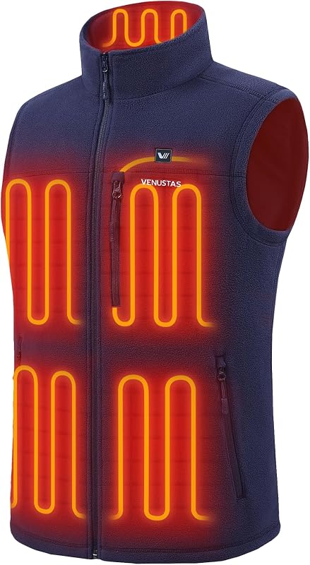 Chaleco térmico hombre 6 zonas calefacción eléctrica