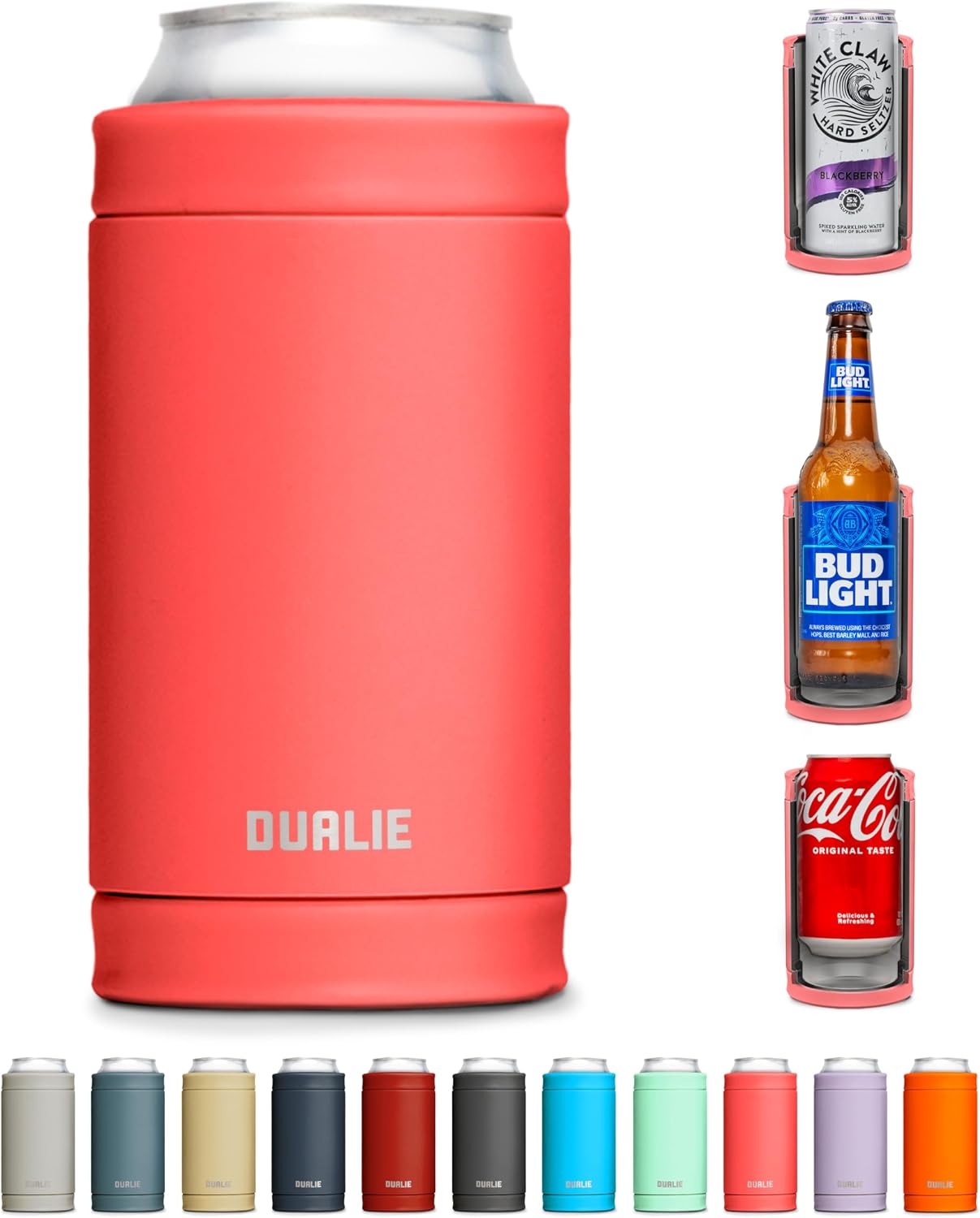 Enfriador latas 3en1 universal 12oz 15 colores