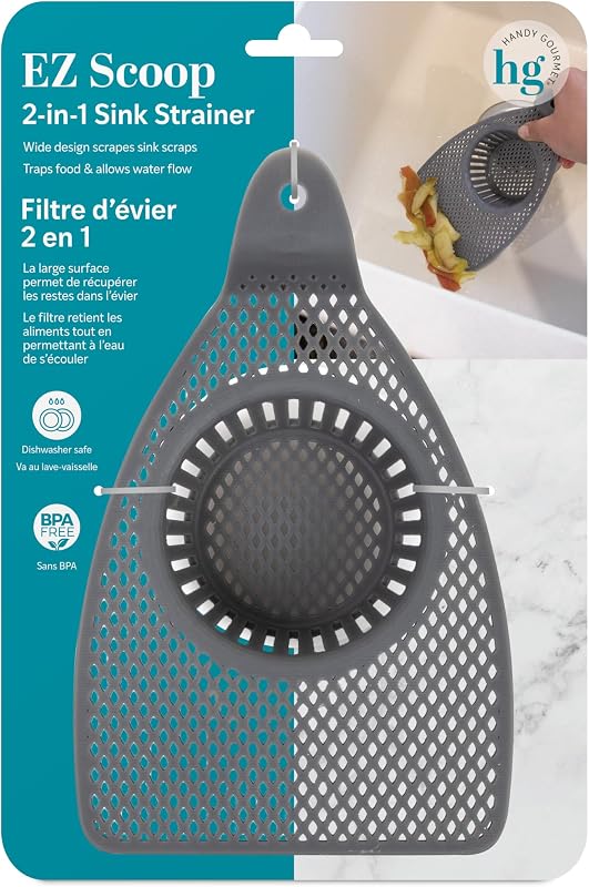 Colector chatarra y colador drenaje 2en1 sin BPA