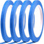 Cinta pintor azul 1/4pulg x30yardas 4rollos 120yardas total