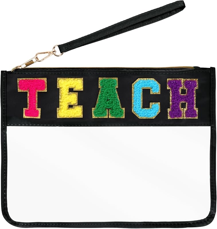 Bolsa chenilla con cremallera multiusos para viaje negro