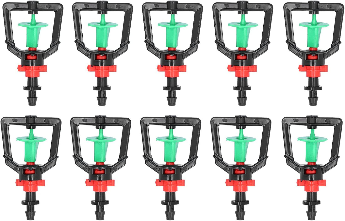 Emisores riego goteo 10 rociadores ajustables 360 microplantas