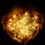 Luces LED blancas cálidas redondas para fiestas y decoración