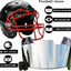 Visera fútbol transparente resistente arañazos