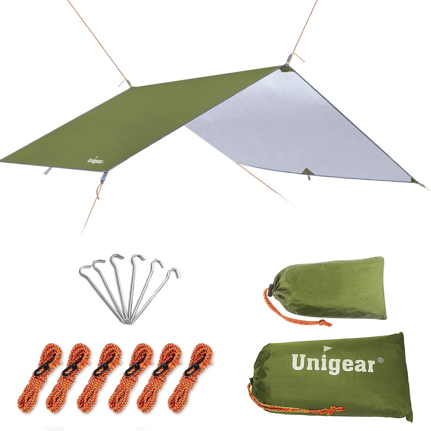 Casa campaña impermeable lona refugio parasol