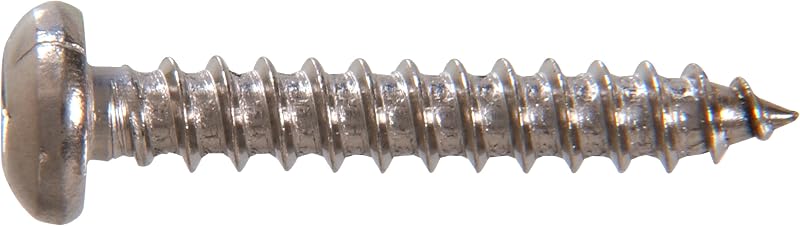 Tornillo chapa cuadrado acero inox 8x1/2 pulg 100 pzas
