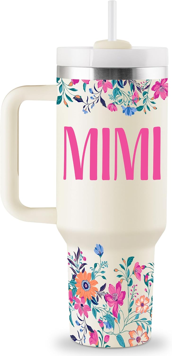 Vaso aislado viaje 40oz con tapa y popote
