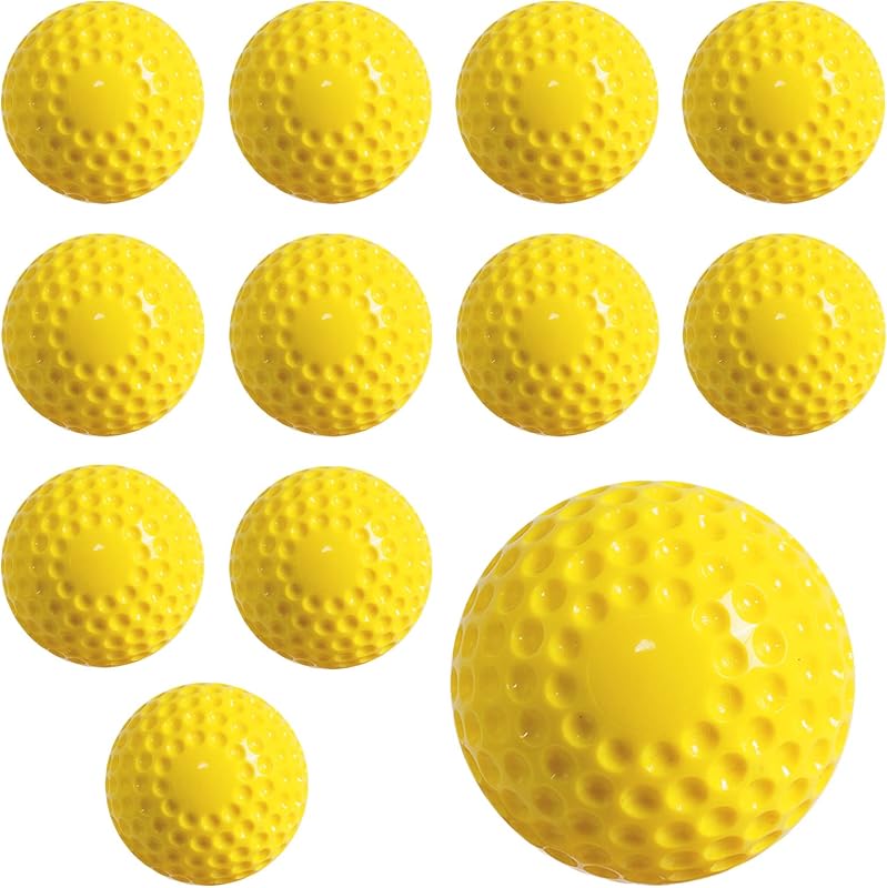 12 unidades bola de espuma 12pulg con hoyuelos para lanzar