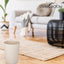 Cubo Basura Plástico Resistente para Baño Cocina Beige
