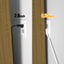 Cable extensión enchufe plano 6ft 3 tomacorrientes CA 3 puertos USB