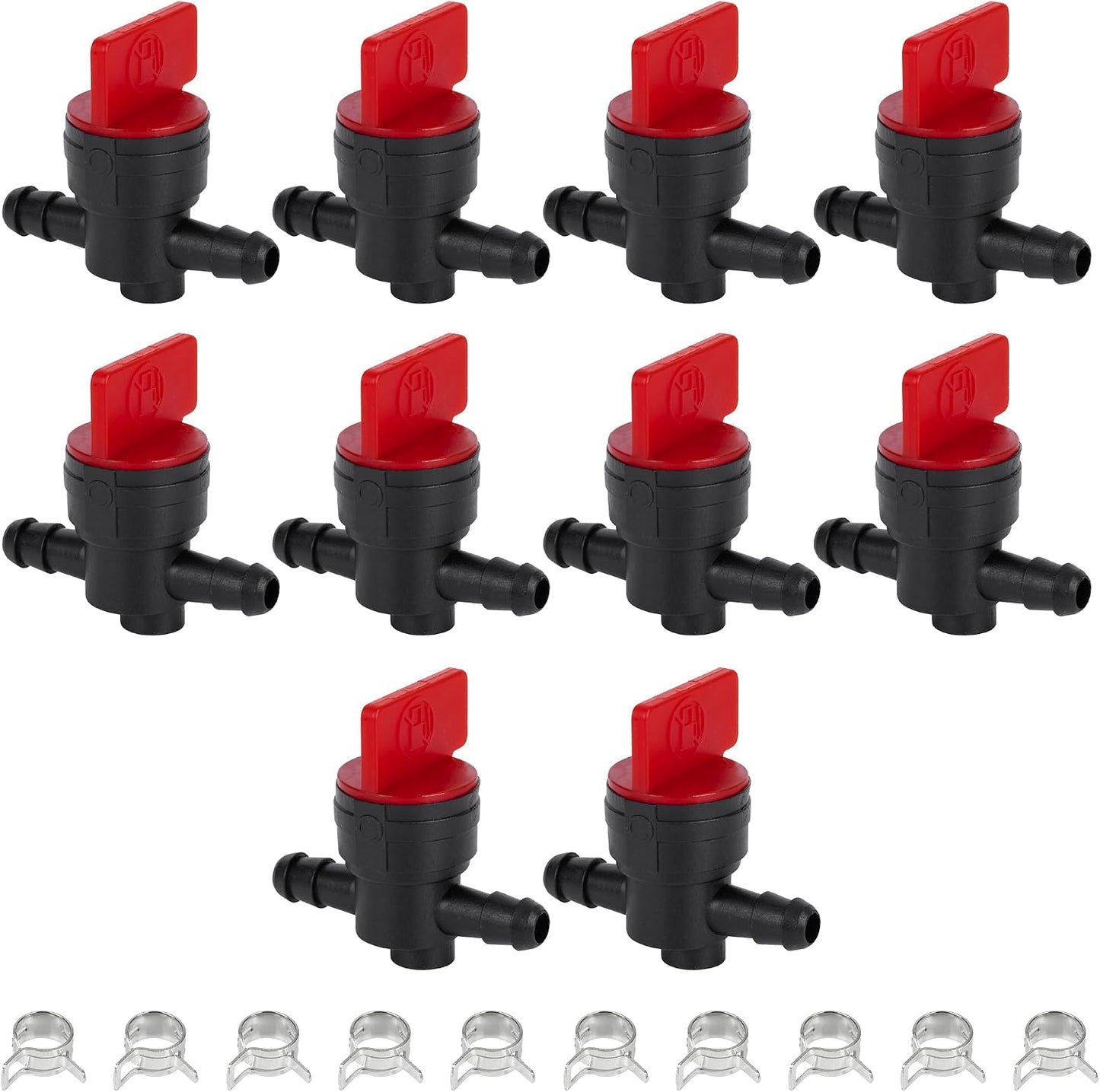 10 Válvulas Cierre Combustible 1/4" Comp