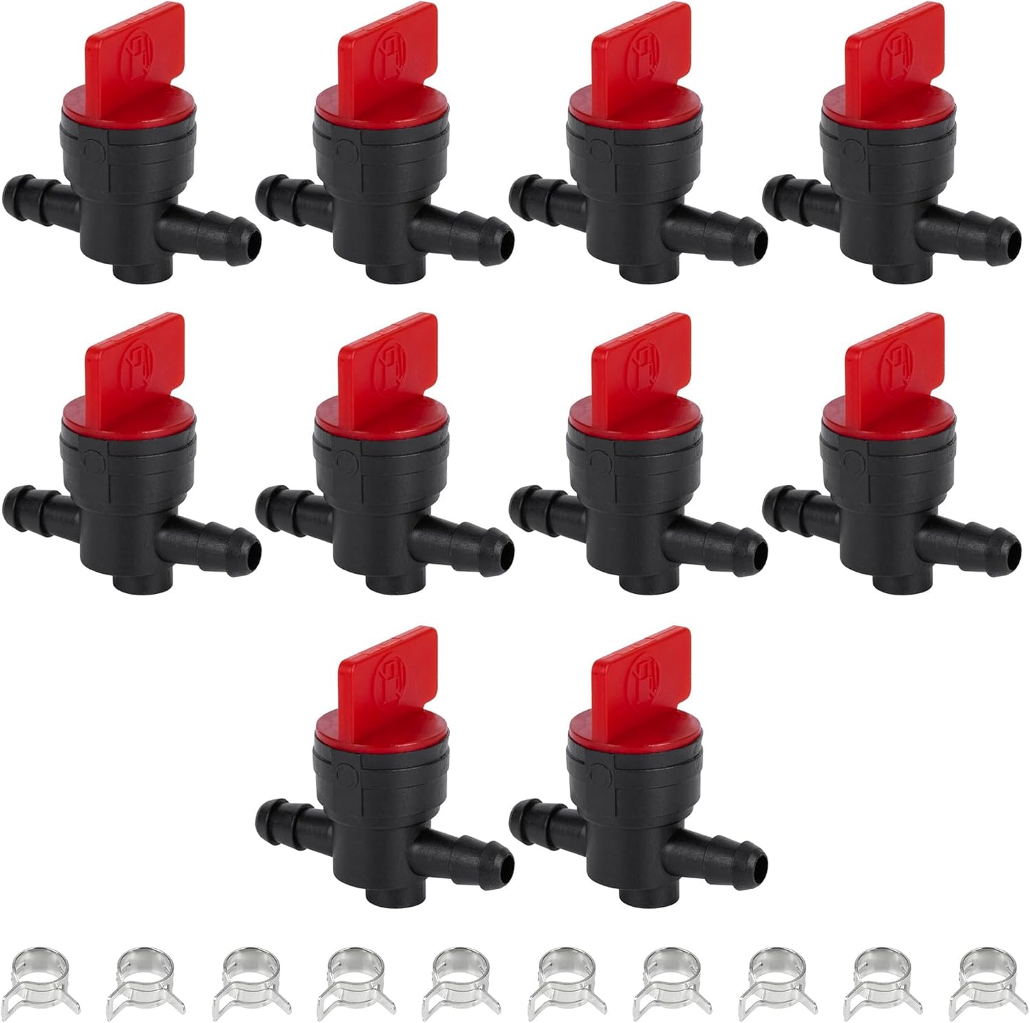 10 Válvulas Cierre Combustible 1/4"