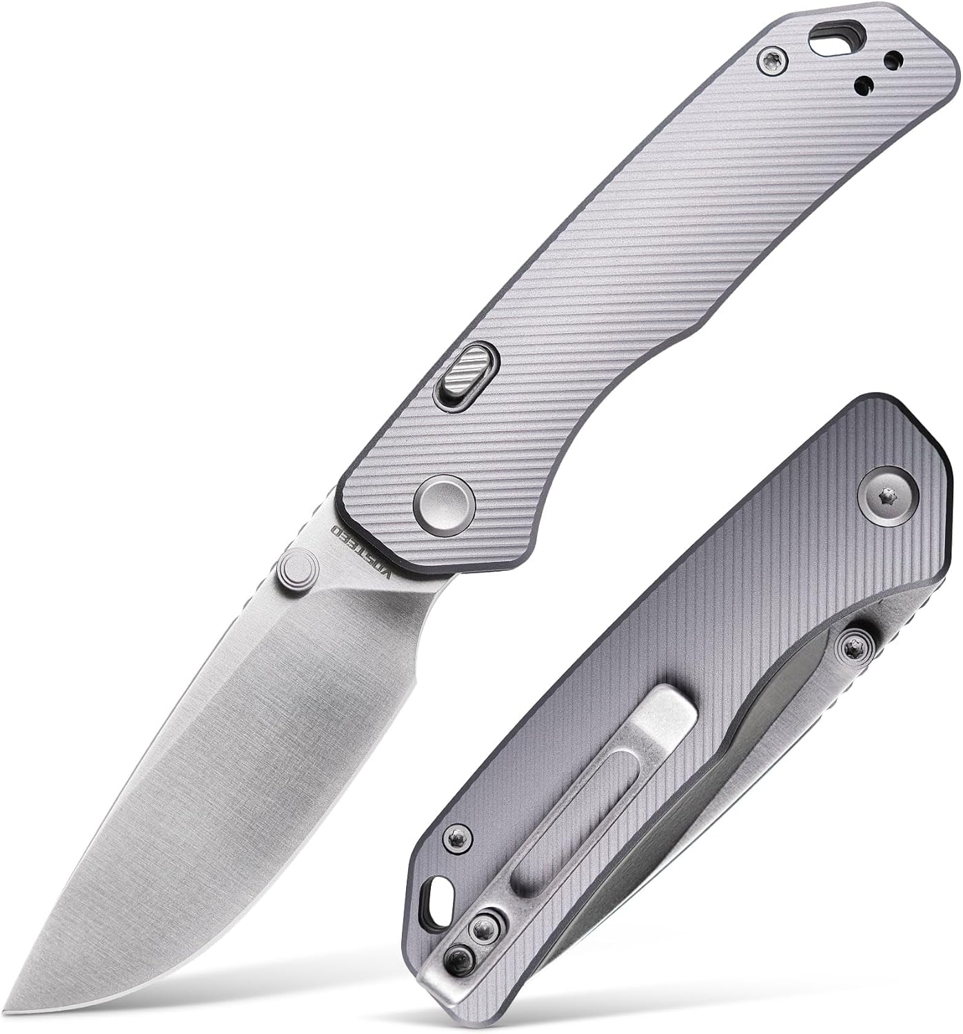 Cuchillo bolsillo Marten hoja 7.57cm mango aluminio