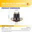 Relé solenoide 12V comp John Deere Cub Cadet LA100-150