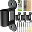 4 Anclajes Valla Pared Comp Corralito FXW Negro
