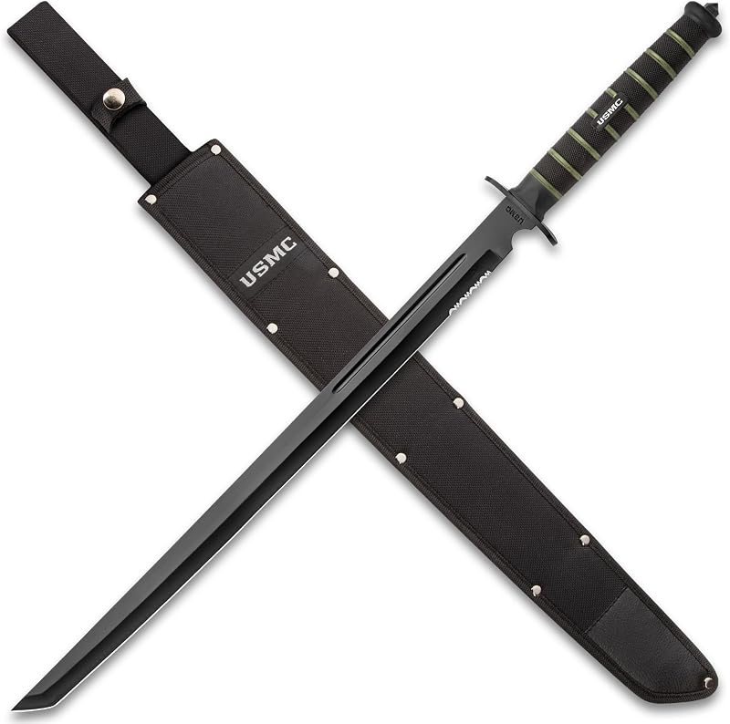 Espada Tanto acero inox AUS-6 mango goma 27.5pulg
