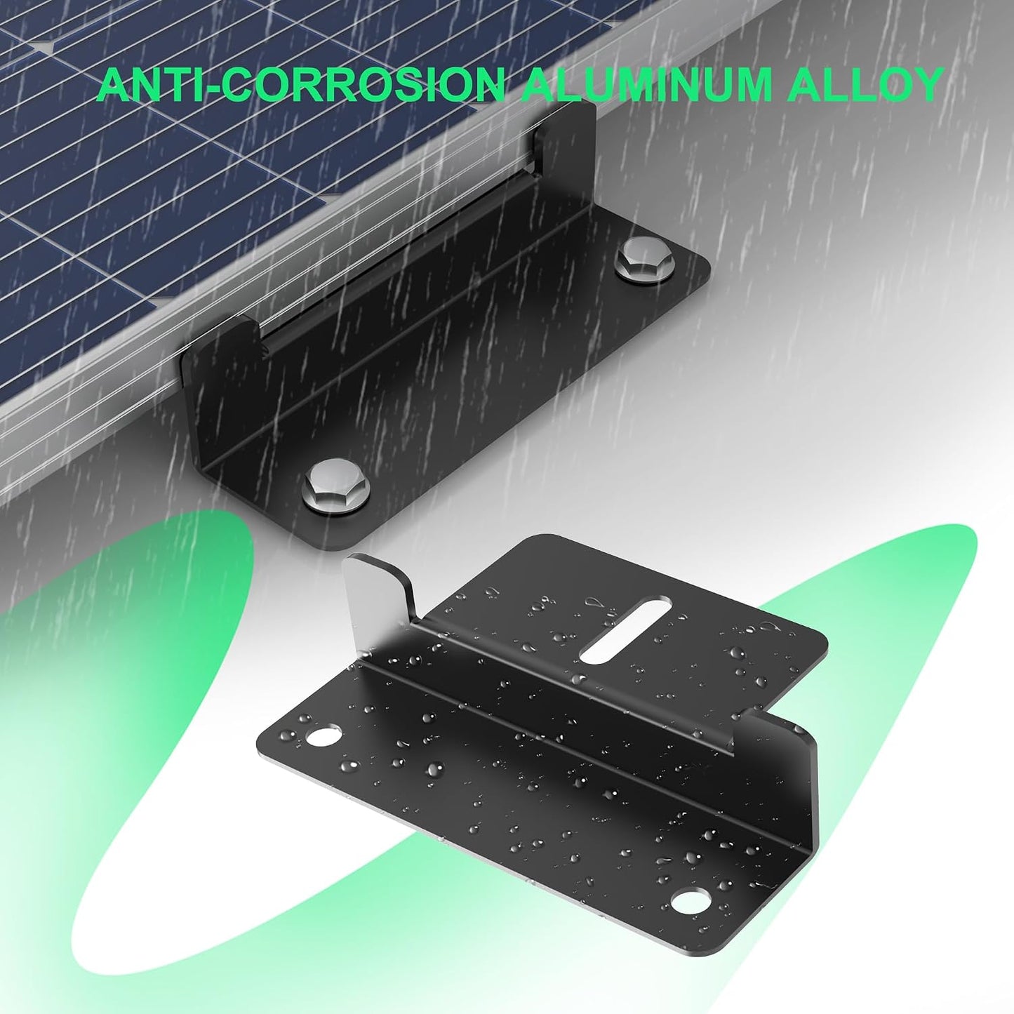 Soportes Z aluminio anti corrosión para paneles solares