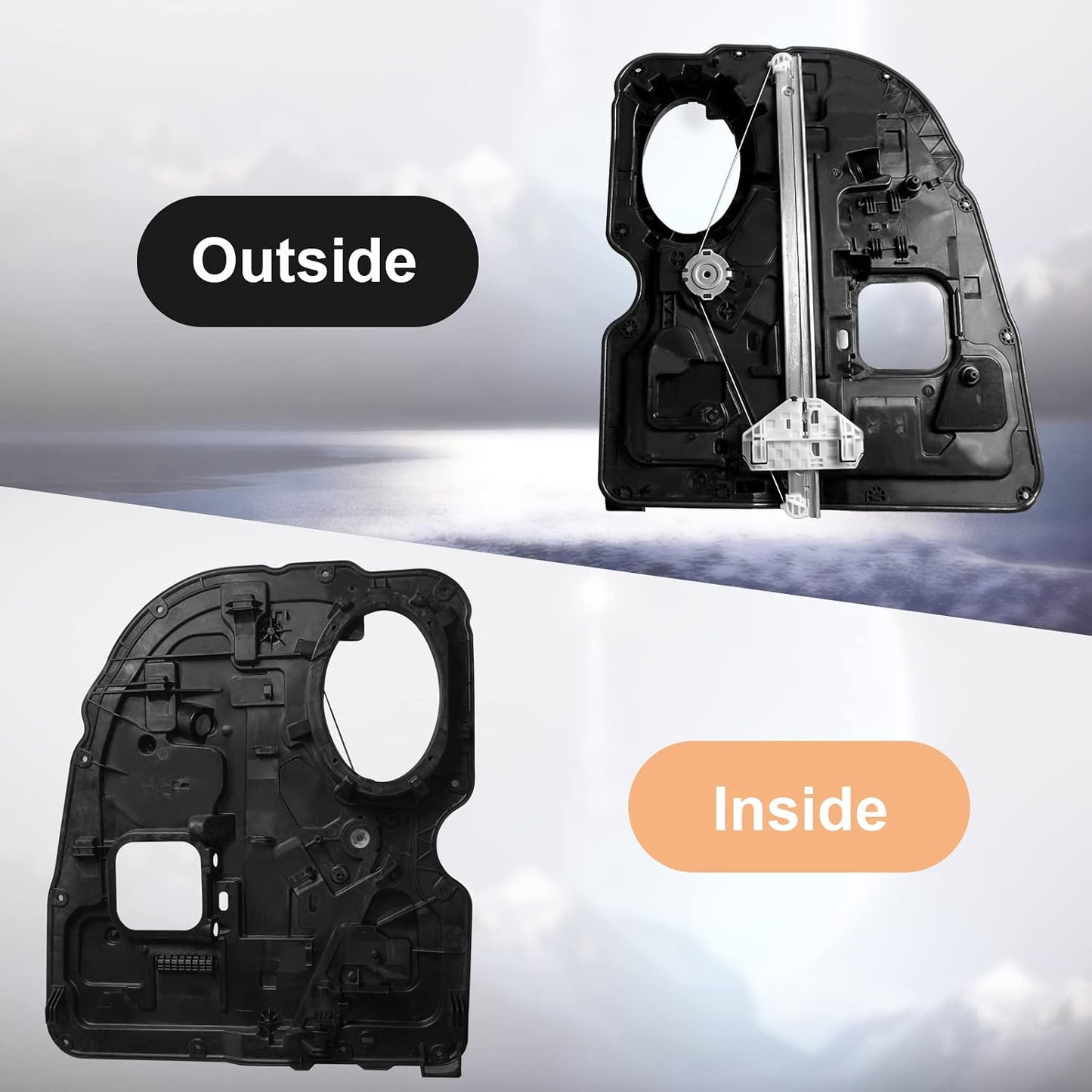 Regulador ventana trasera izq comp Dodge Ram 09-20
