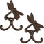 Set 2 Ganchos Hierro Fundido Decorativos
