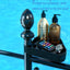 Toallero piscina exterior 6 barras metal resistente