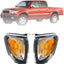 Luces repuesto Toyota Tacoma 01-04 borde cromado