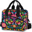 Bolsa almuerzo reutiliz. aislamiento floral correa hombro