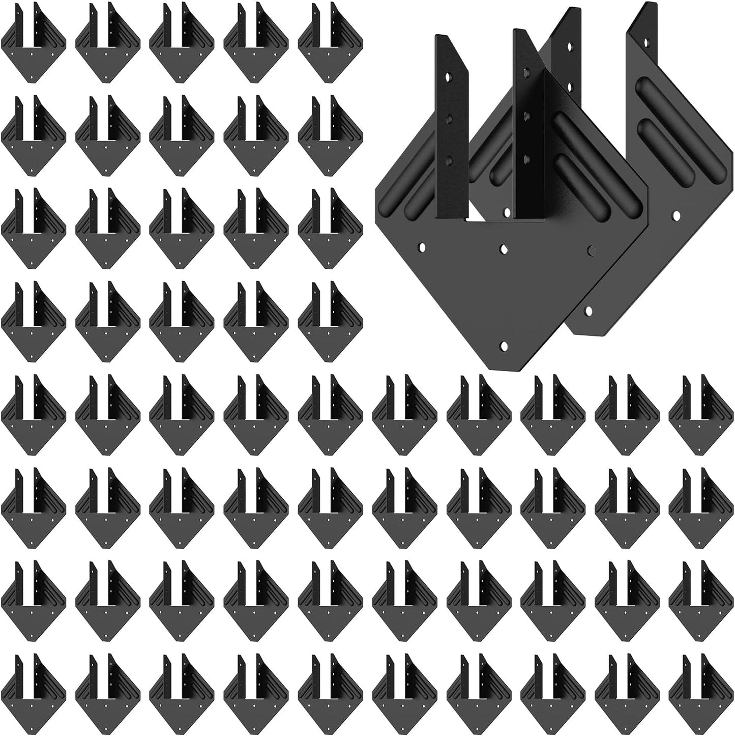 60 Lazos Huracán para Soportes Vigas 2x4 2x6