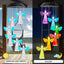Campanilla viento solar led 28 colgante jardín