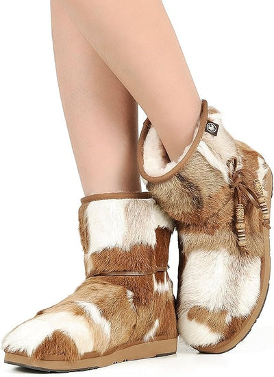 Botas nieve casuales mujer cálidas versátiles