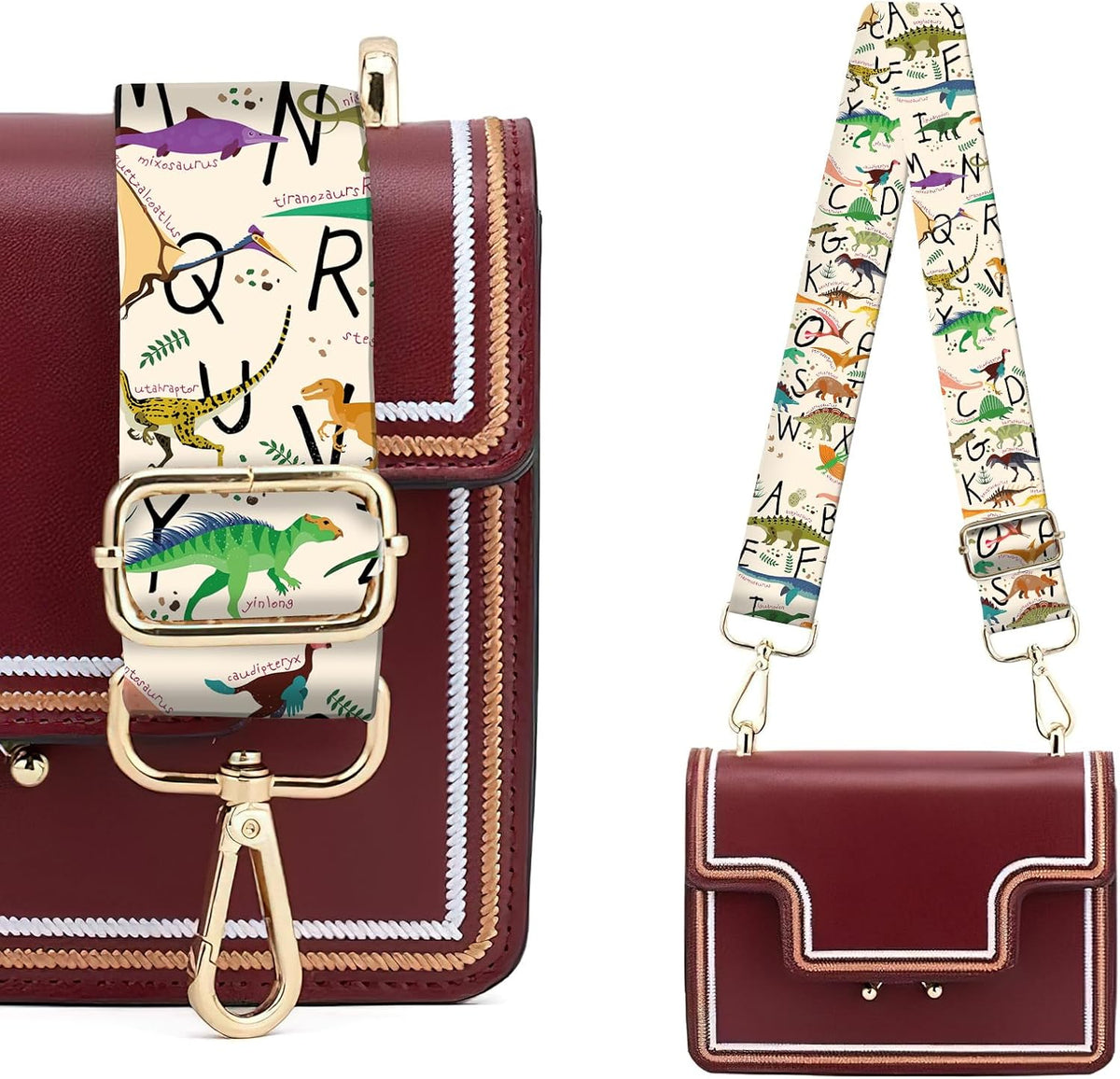 Correa ancha ajustable para bolso mujer con guitarra