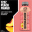 Bebida electrolitos sabor melocotón mango 12oz 8 botellas