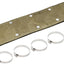 Escudo tubo titanio protector térmico escape 6x24pulg