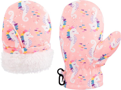 Guantes invierno niños impermeables forro polar deporte