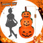 Calabazas inflables Halloween 4ft decoración exterior apilables