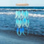 Campanillas viento cristal mar 26" decoración playa boda