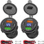 Cargador coche 2 USB dual C PD 12V 4 puertos