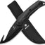 Cuchillo fijo acero 440 8" funda gancho ABS ergonómico