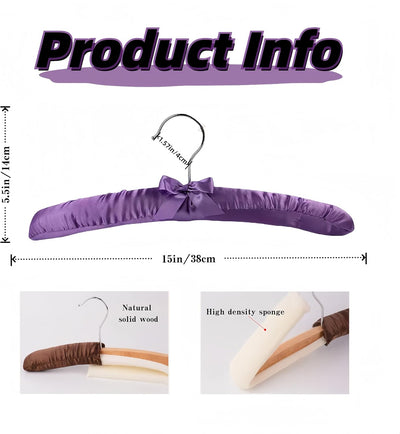 Perchas acolchadas antiderrap para ropa mujer