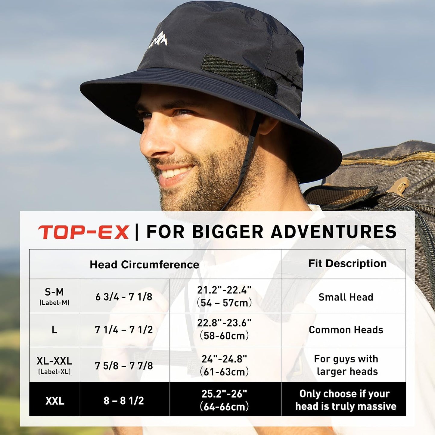 Sombrero sol UV50 impermeable ala ancha para pesca golf