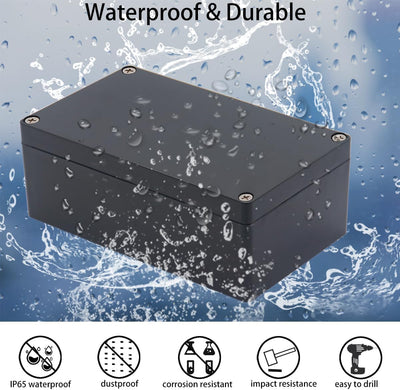 Caja electrónica ABS IP65 impermeable para proyectos DIY