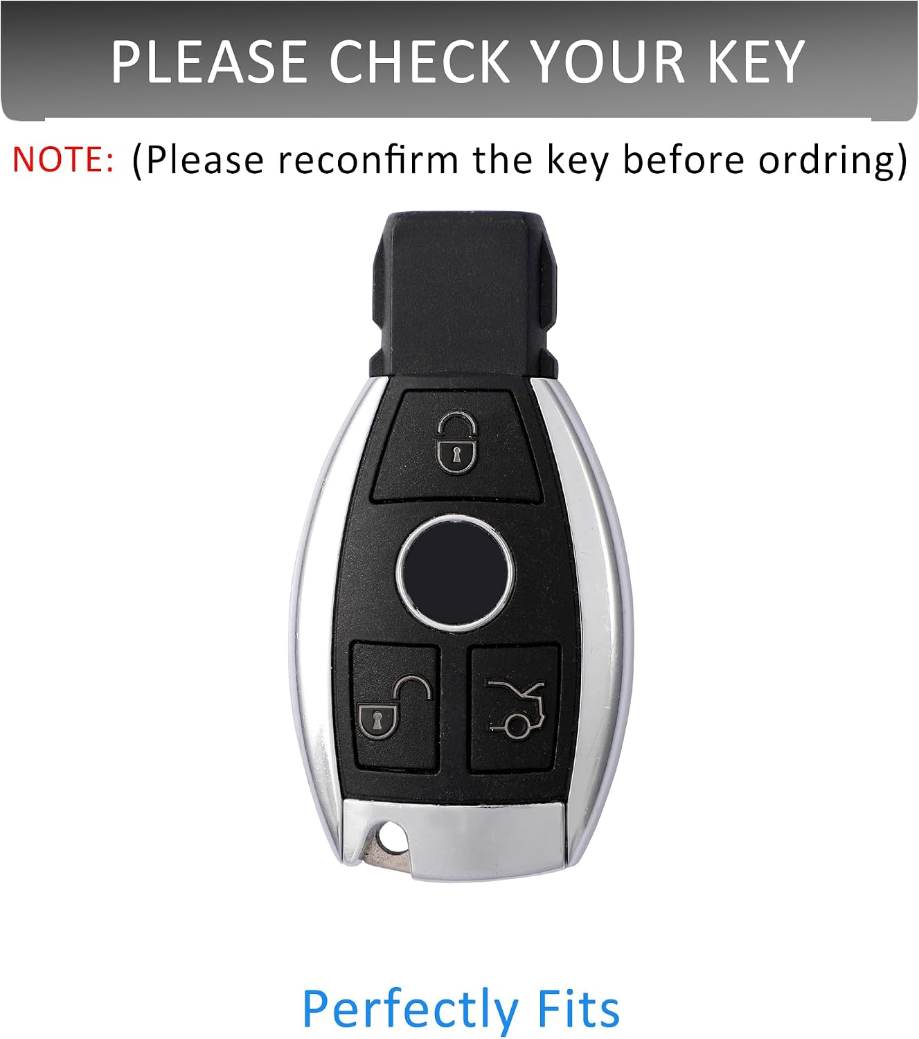 Funda llavero resistente para CLS CLK AMG GLC GLE