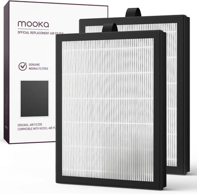 2 Filtros HEPA M200L para purificador aire mascotas polen polvo