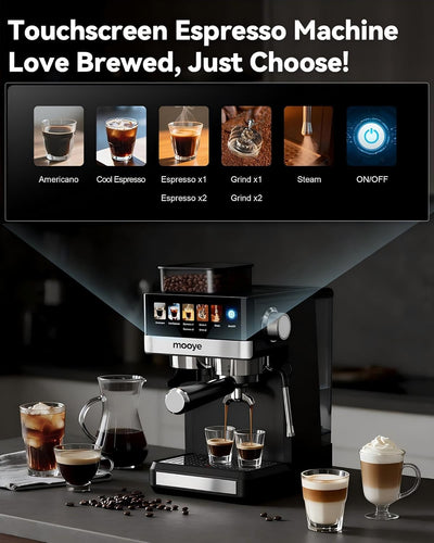 Cafetera Espresso Compacta 20 Bar Espumador Leche